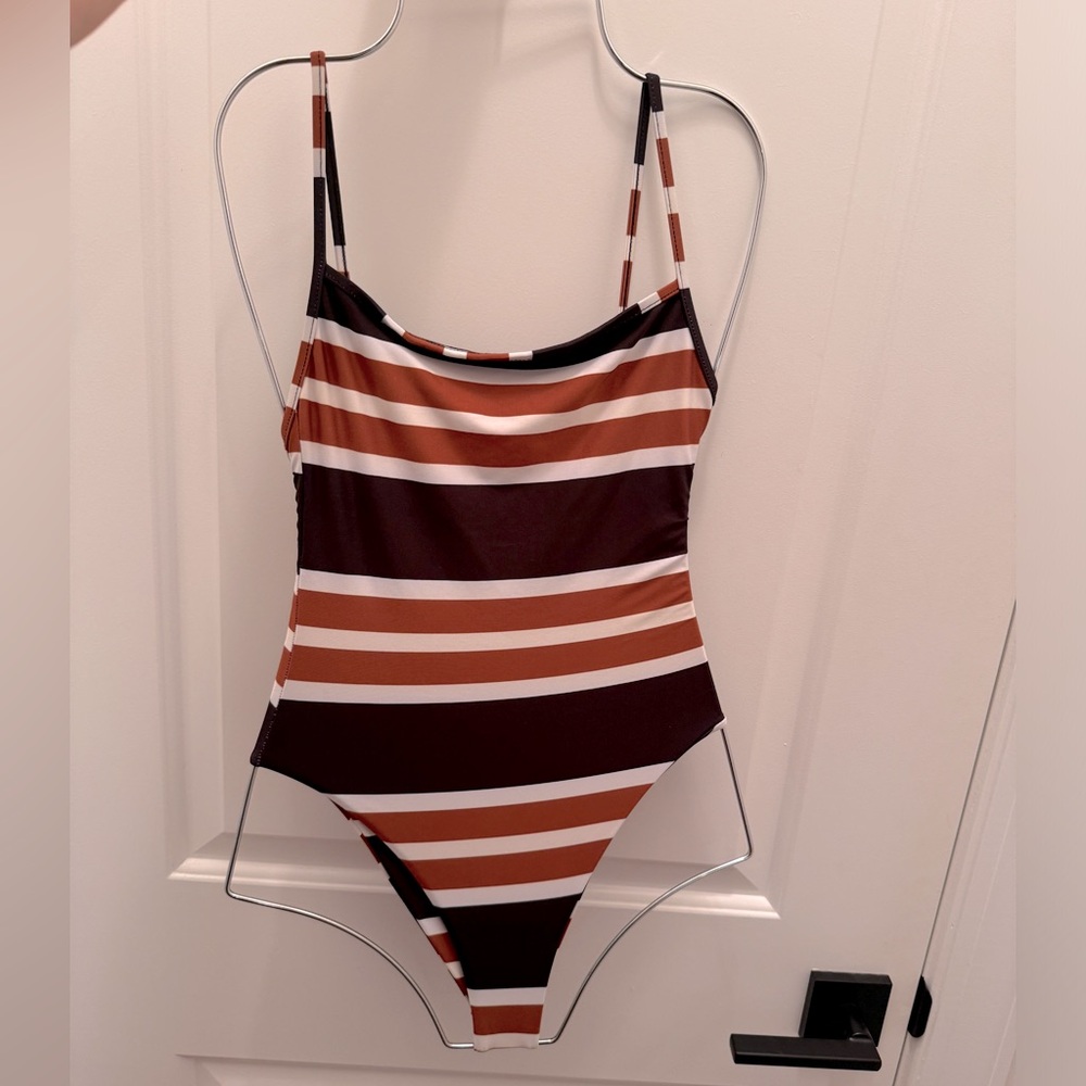 SKIN By SAME SWIM Striped One-Piece Swimsuit